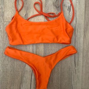 Orange Bikini set.